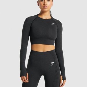 GymShark Vital Seamless Long Sleeve Crop
